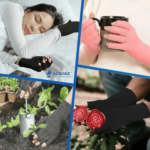 Guantes Terapéuticos de Compresión - Calidad Premium
