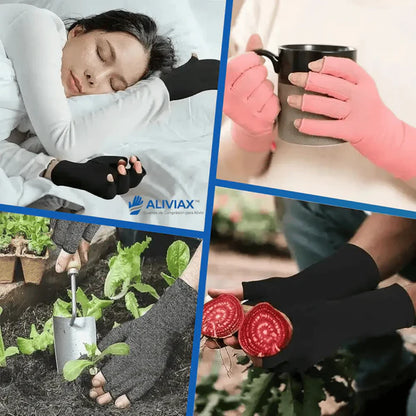 Guantes Terapéuticos de Compresión - Calidad Premium