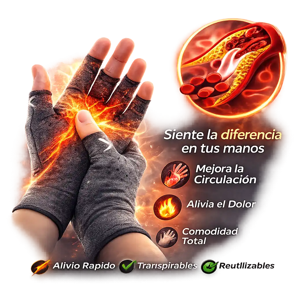 Guantes Terapéuticos de Compresión - Calidad Premium