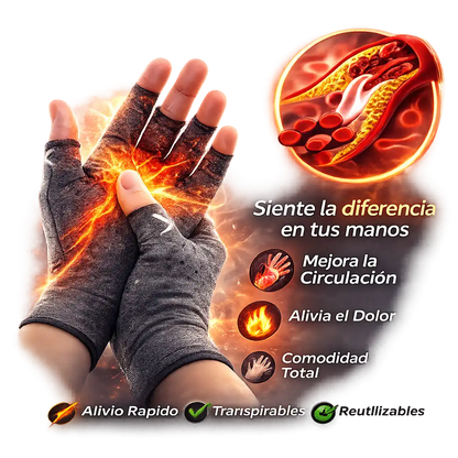 Guantes Terapéuticos de Compresión - Calidad Premium