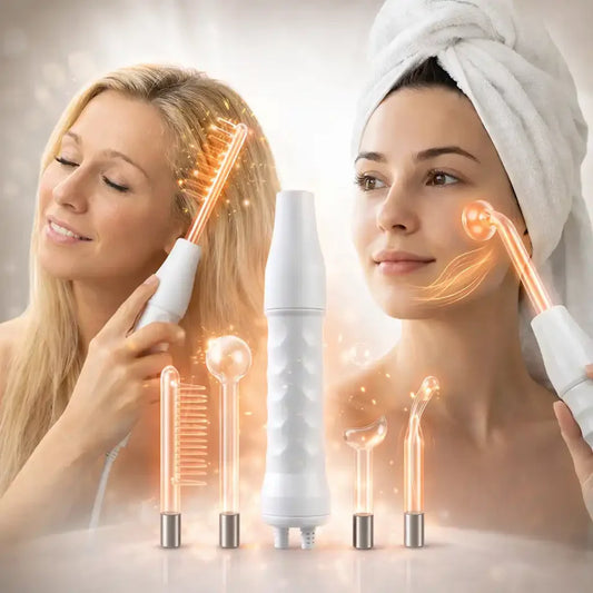 Facial-Capilar Alta Frecuencia Portátil 4 en 1